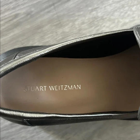 Stuart Weitzman Owen Chunky Leather Platform Bit Loafers Sz 6B - Picture 12 of 16